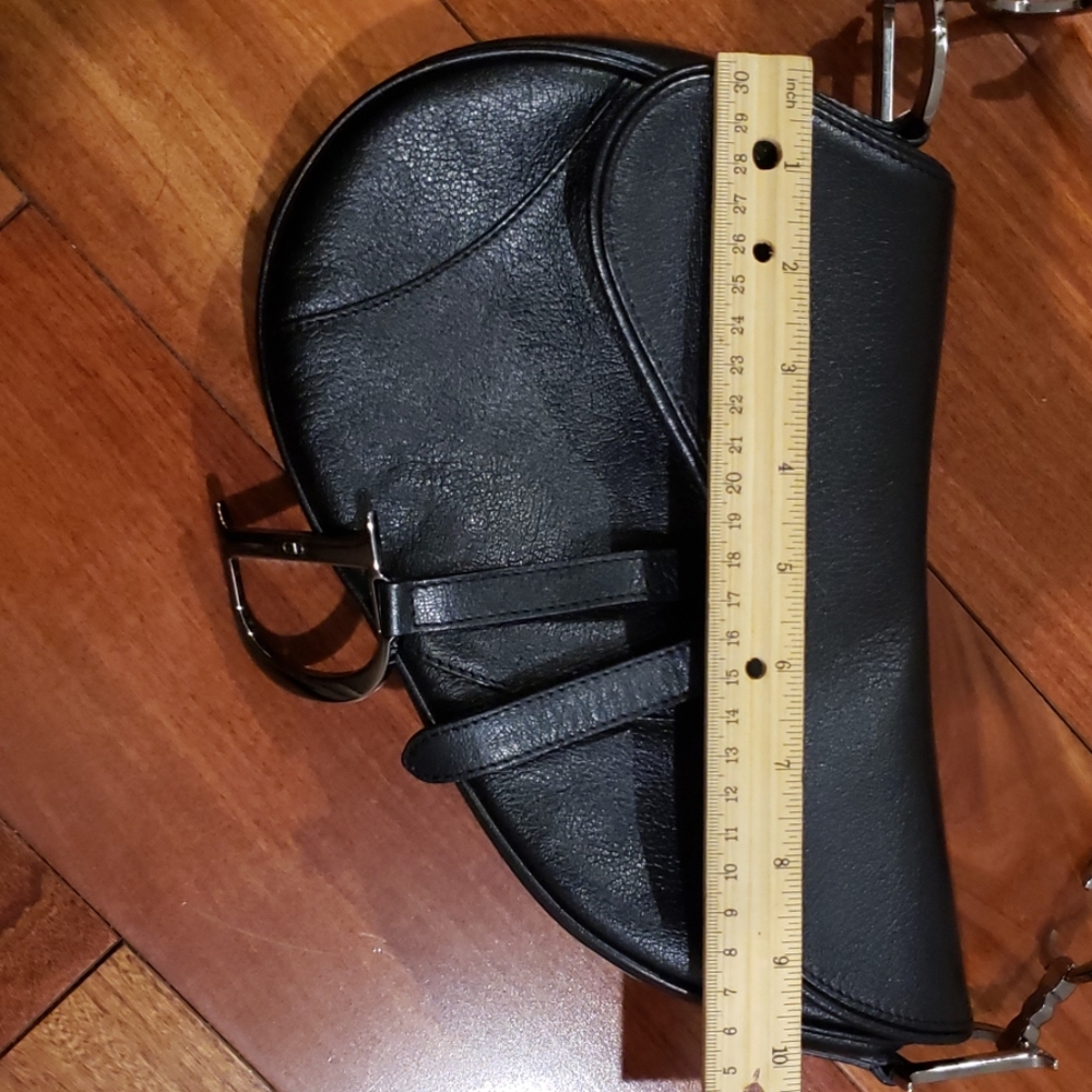 Dior Black  Saddle Purse - Picture 5 of 8